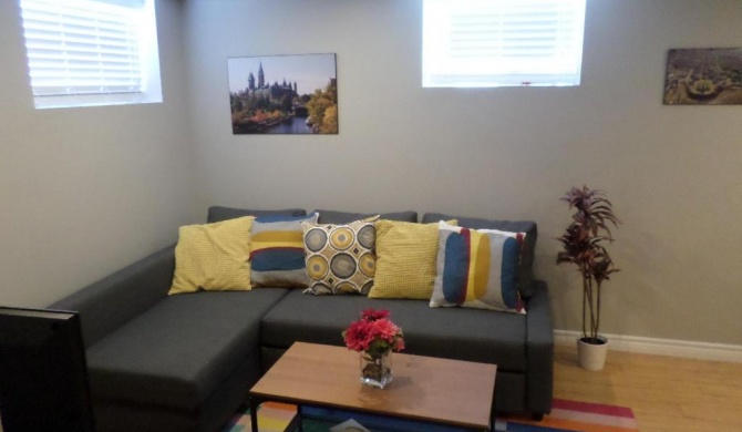 Fantastic and Modern Downtown 1-Bed Basement Apt., parking Wi-Fi and Netflix included